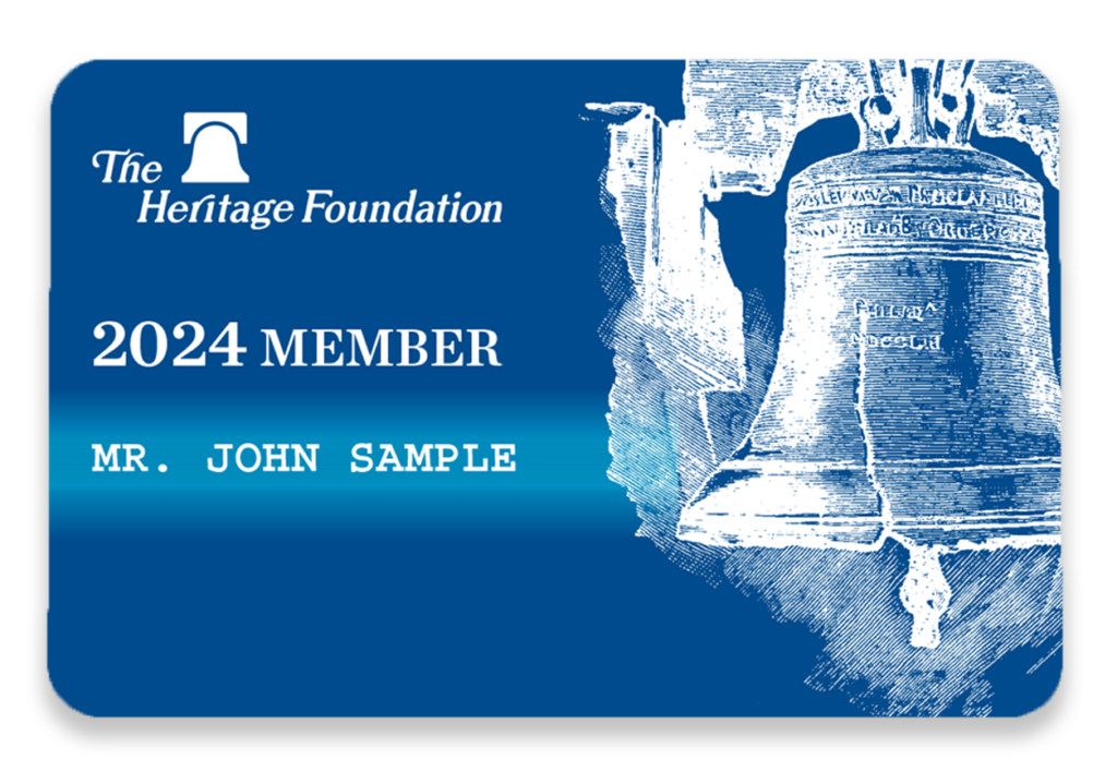 Join the Heritage Foundation The Heritage Foundation